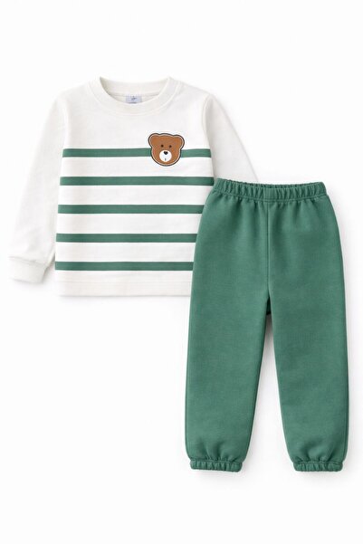 ozbaby.com 3 İp Kalın Bebek Eşofman Takımı | 1-4 Yaş | Mevsimlik | Unisex Alt...