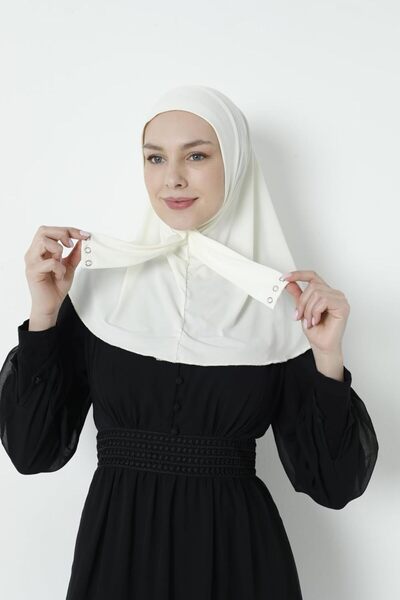 EbArts Islamic Hijab for Women - Inner Cover with Instant Buttons