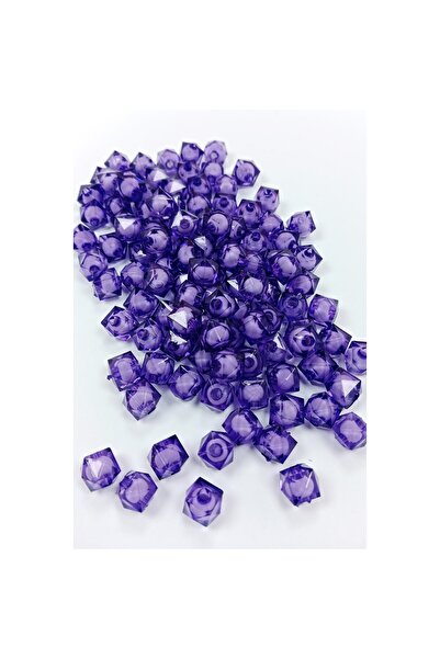 TAEYU Mărgele cubice Mărgele pentru brățări și genți 10 mm 50 gr Magenta