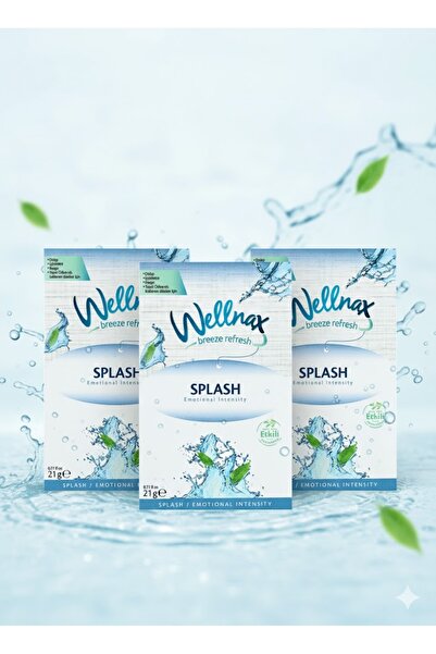 Wellnax Splash Ferahlatıcı Çekmece ve Dolap Kokusu - Uzun Süreli Etki - 5 Adet