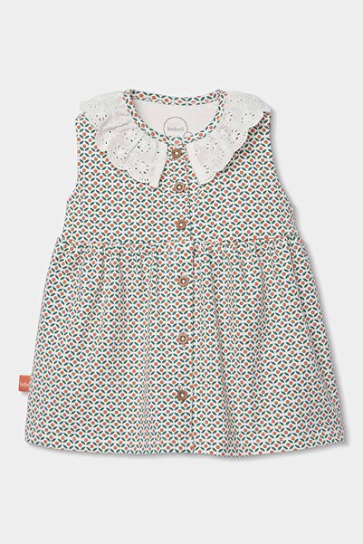 Boboli Collared Dress 6-24 Months Multi-Colored