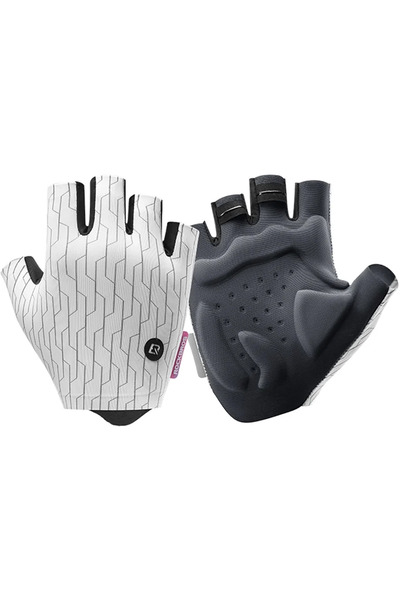 ROCKBROS MTB cycling gloves size: S - white and black