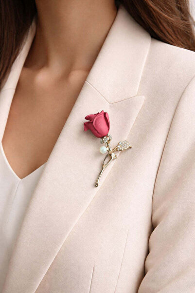 Broche Broșă mată elegantă cu pietre