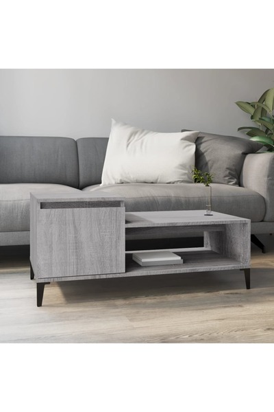 Concept Masă de cafea, gri Sonoma, 100x50x45 cm, lemn prelucrat