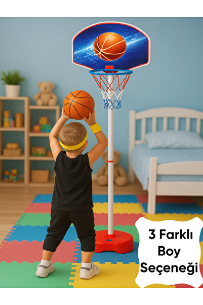 Saule Büyük 3 Farklı Boy Ayaklı Basketbol Potası Ayarlanabilir 3 Farklı Boy B...