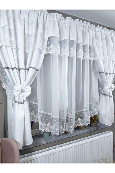 OEM Unique set of curtains + decorative drapes for living room bedroom, WIDTH...