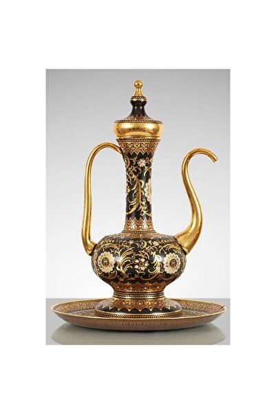 GLASLAND İpek Ticaret Nihal El İşlemeli El Dekoru Ibrik