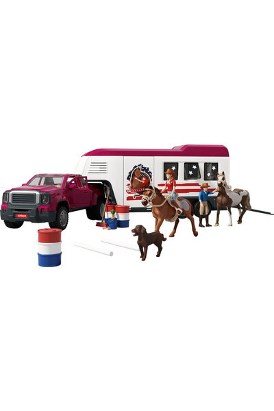 SCHLEICH Horse Club Lakeside Truck with Trailer, Toy Vehicle