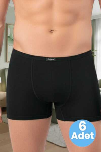 Uniquetrenders Ανδρικά βαμβακερά εσώρουχα Modal Boxer, συσκευασία 6 τεμαχίων