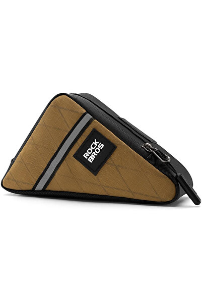 ROCKBROS Triangle Bike Frame Bag 0.3l - Brown
