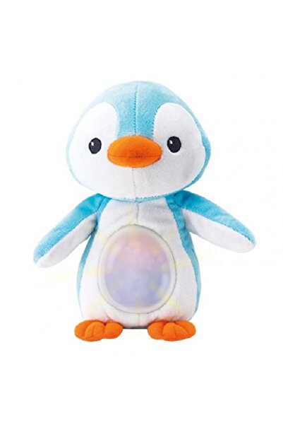WINFUN Jucarie Pinguin Albastru Cu Sunete Si Lumini Pentru Bebelusi,