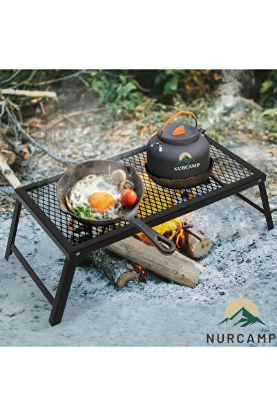 Forestia Küçük Boy Katlanabilir Izgara Mangal - Ateş Üstü Taşınabilir Mini Ma...