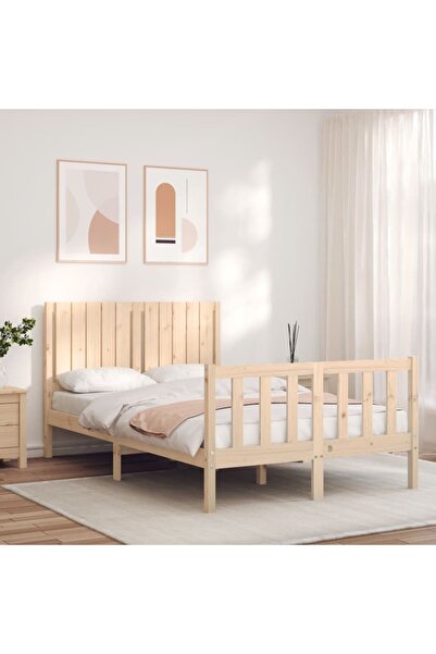 Concept Cadru de pat cu tăblie, 120x200 cm, lemn masiv