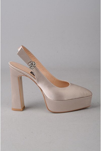 SEÇ KUNDURA Seç 854 Platform Heel Women's Shoes (Heel:13Cm Platform:3Cm) Hone...