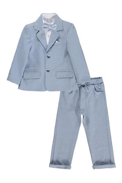 Concept. Concept bow-tie jacket 4-piece set for ages 2-5 - blue (ages 2-3)