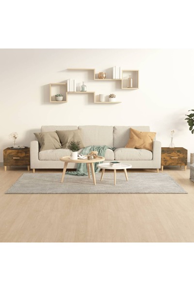 Concept Măsuțe de cafea 2 buc. stejar afumat 50x50x40 cm lemn compozit