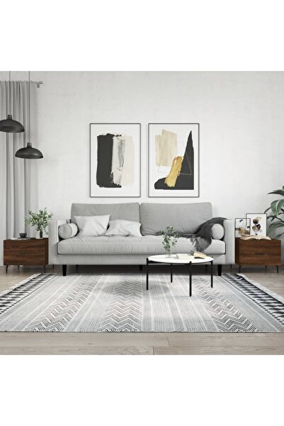 Concept Măsuțe de cafea, 2 buc. stejar maro, 50x50x40 cm, lemn compozit