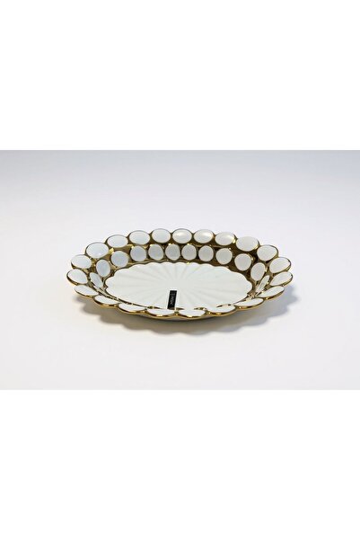 ROY KING LENA OVAL DERİN SUNUM TABAK GOLD 20*30*5 CM