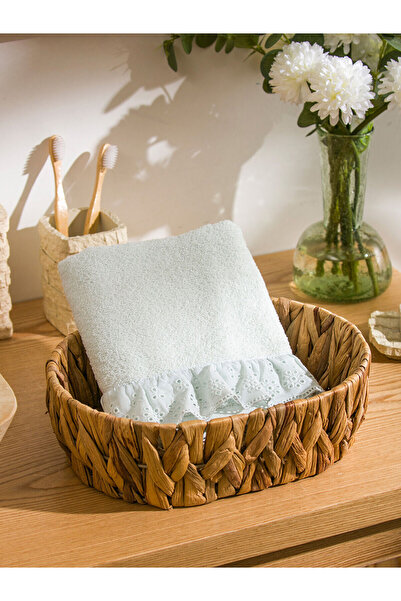 LC Waikiki Nevavm Frilly Face Towel with Difference in Color 50X80 cm