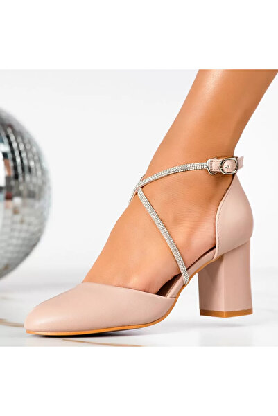 Zaira Women's Heeled Shoes Helen Nude #13328 - 40