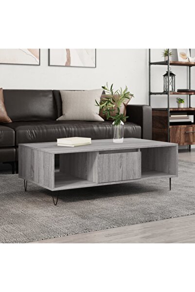 Concept Masă de cafea, gri Sonoma, 104x60x35 cm, lemn compozit