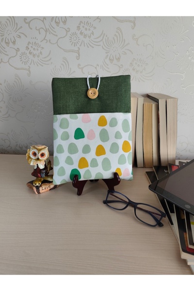 Talay Accessories Pastel Patterned Tablet Case Green, Book Cover, Fabric Orga...
