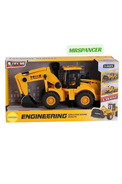 MRSPANCER 004503e - Eğlenceli Oyuncak Pilli İş Makinesi Dozer