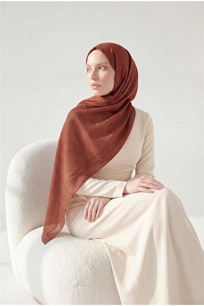 Silk Home Βαμβάκι Πολυεστέρας Σάλι Liva Σκούρο Πορτοκαλί Αναπνέον Με υφή 90x200