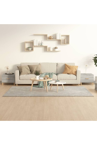 Concept Măsuțe de cafea, 2 buc., gri Sonoma, 50x50x40 cm, lemn compozit