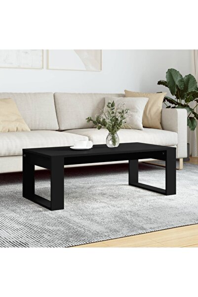Concept Masă de cafea, neagră, 102x50x35 cm, lemn compozit