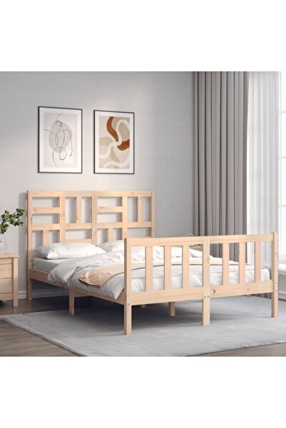 Concept Cadru de pat cu tăblie, 120x200 cm, lemn masiv