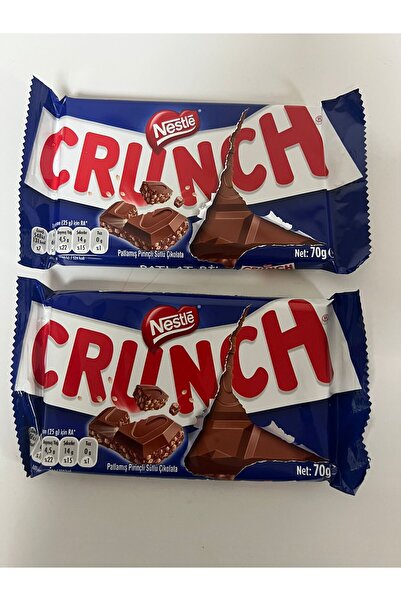 Nestle crunch patlatılmış pirinçli sütlü çikolata 2 adet