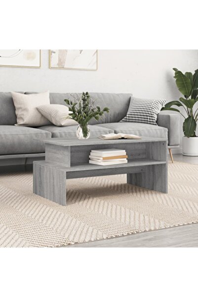 Concept Τραπεζάκι σαλονιού, γκρι sonoma, 90x55x42,5 εκ., επεξεργασμένο ξύλο