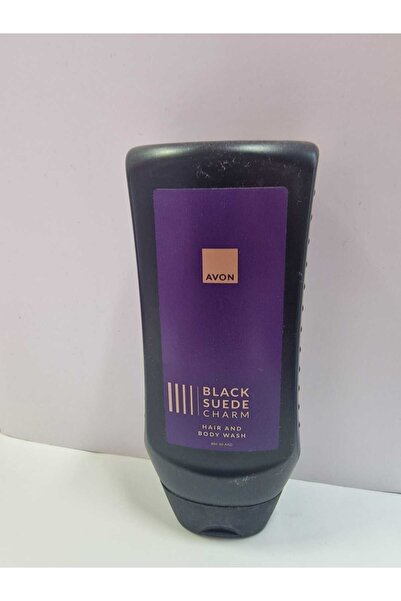 AVON Black Suede Charm Shower Gel