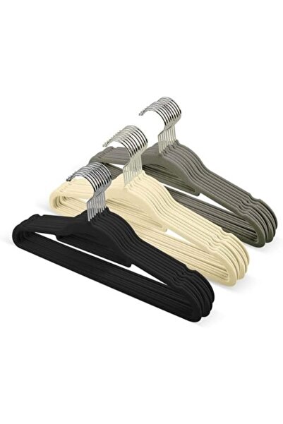 T7 Colored Velvet Clothes Hanger10piece