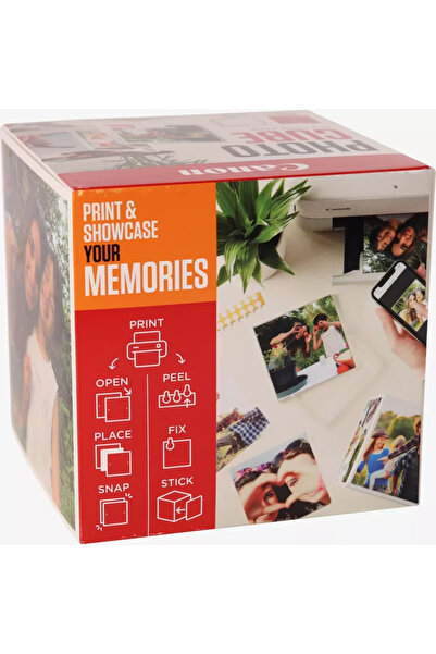 Canon PP-201 13x13 cm Photo Cube Creative Pack White Orange 40 sh