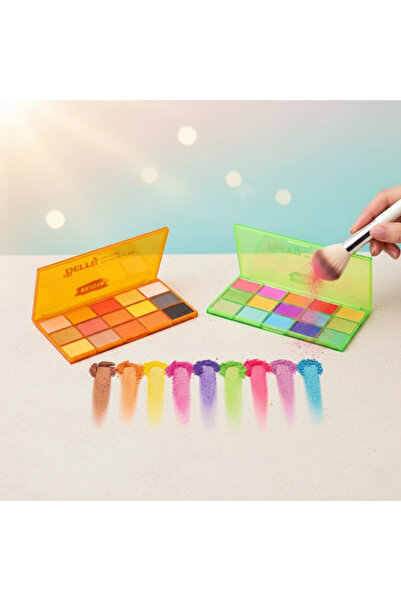 Epilons 15 Color Pearlescent Matte Eyeshadow Palette - Set of 2