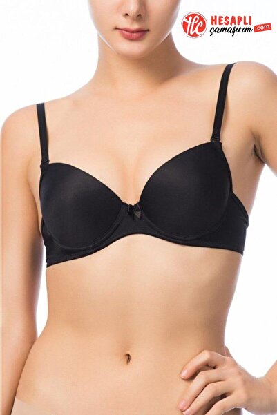 NBB Women's Transparent Strap Push up Supported Micro Fabric Boxed Single Bra