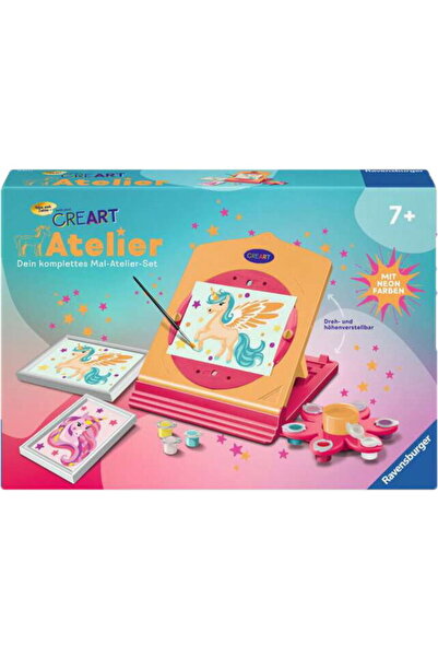 RAVENSBURGER CreArt - Neon Atelier Unicorn, Painting