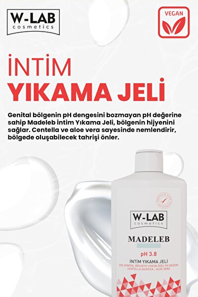 W-Lab Cosmetics Madeleb İntim Jel 250 ML