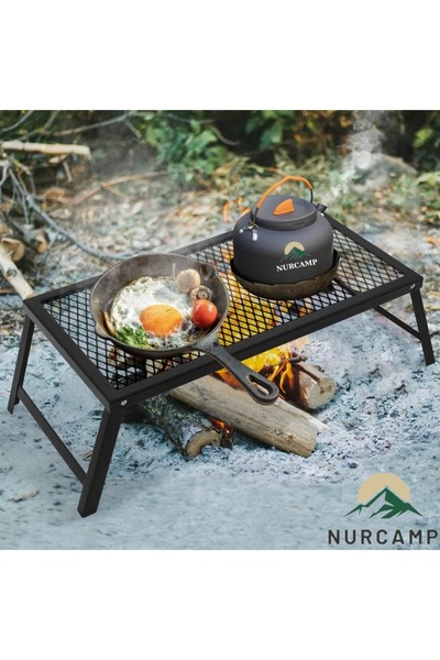 Forestia Büyük Boy Katlanabilir Izgara Mangal - Ateş Üstü Taşınabilir Mini Ma...