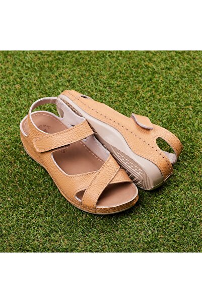 Tellus Women’s Genuine Leather Open Sandals – Elegant & Comfortable Summer Fo...