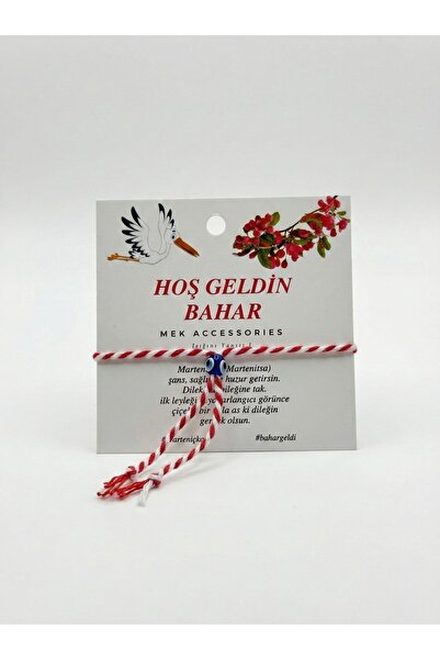 Mek Accessories Marteniçka Bracelet Welcome Spring Themed March Bracelet with...