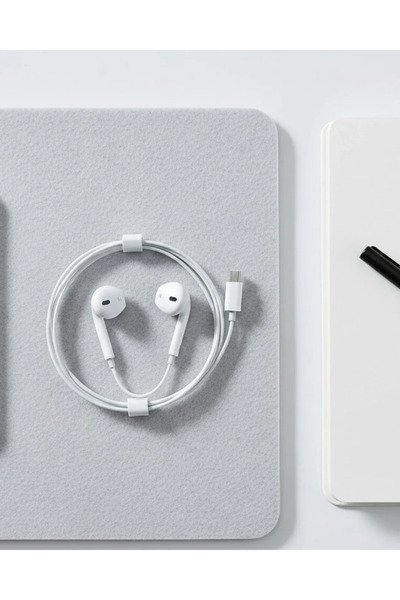 Twin Store سماعات أذن سلكية من النوع C بجودة صوت واضحة كالكريستال