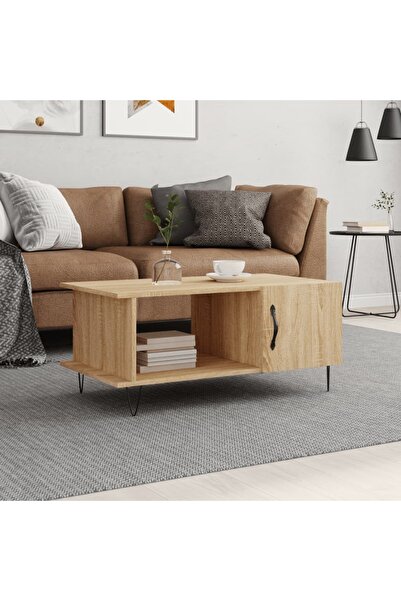 Concept Masă de cafea, stejar Sonoma, 90x50x40 cm, lemn prelucrat