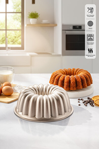 Emsan Golden Alya Döküm Kek Kalıbı 25 cm