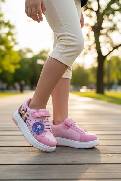 pediashoes Детски K-POP HUNTRIX ежедневни спортни обувки с печатна каишка