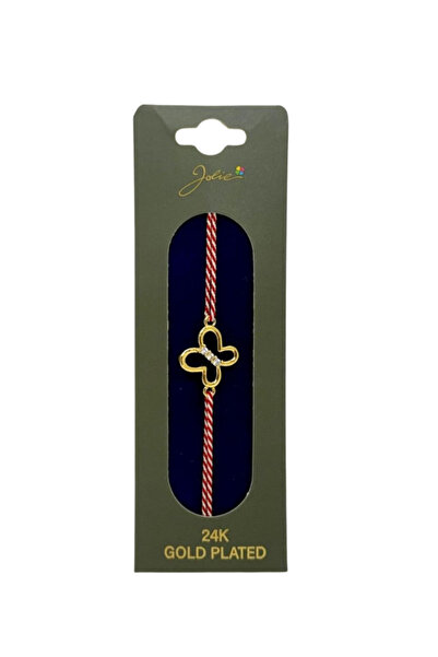 OEM Mărțișor Brățară cu Fluture stralucitor, Placată cu Aur 24K, Șnur Tradiți...