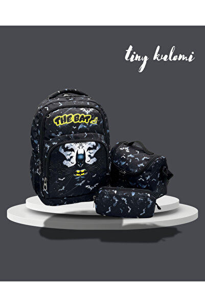 Tiny Kulomi Boys' School Backpack Primary School 3-Piece Set Primary School B...