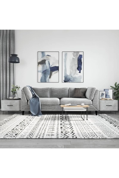 Concept Măsuțe de cafea, 2 buc., gri beton, 50x50x40 cm, lemn compozit